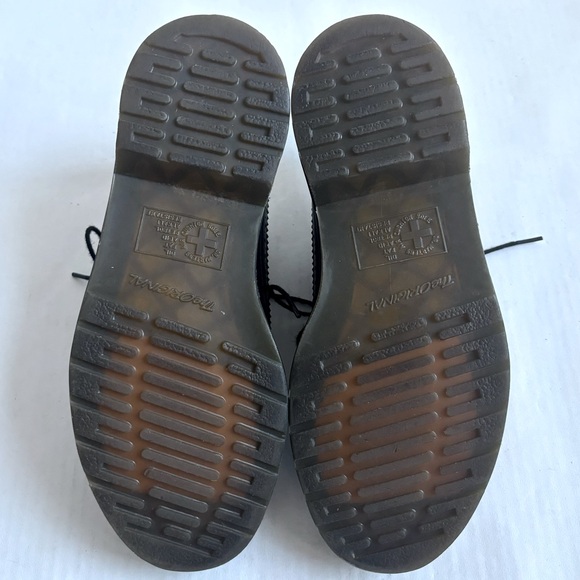 DR. MARTENS' 3989 Vintage Brogue Lace Up Wingtip Oxford Leather Shoes Black Sz 7 - Picture 10 of 17